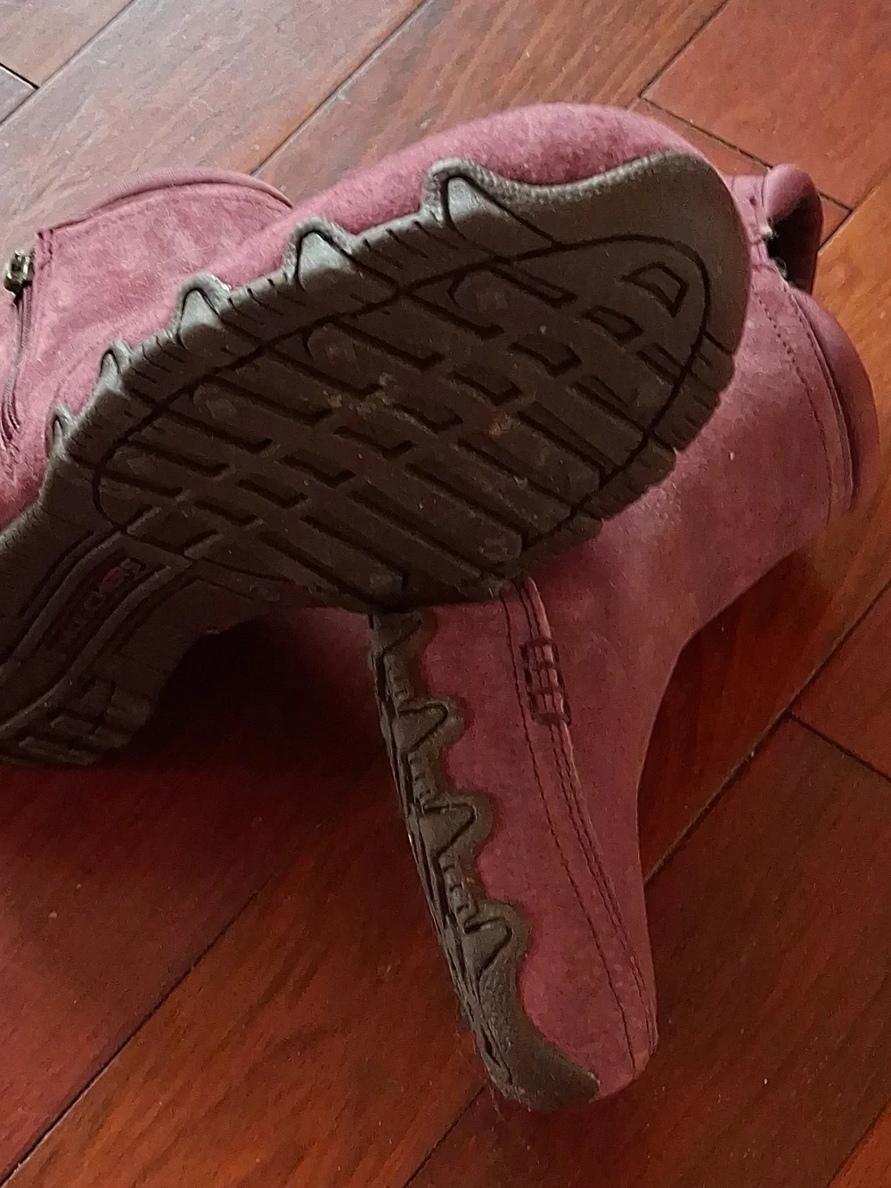 Suede Slip-On Mules in Dusty Rose New Women Size 10